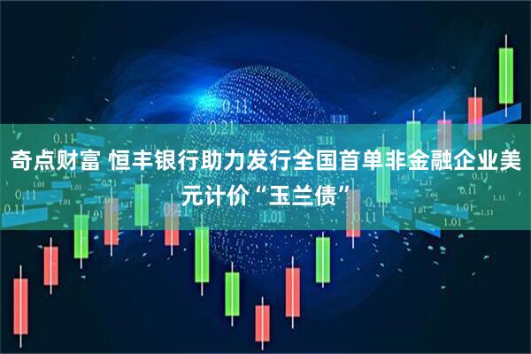 奇点财富 恒丰银行助力发行全国首单非金融企业美元计价“玉兰债”