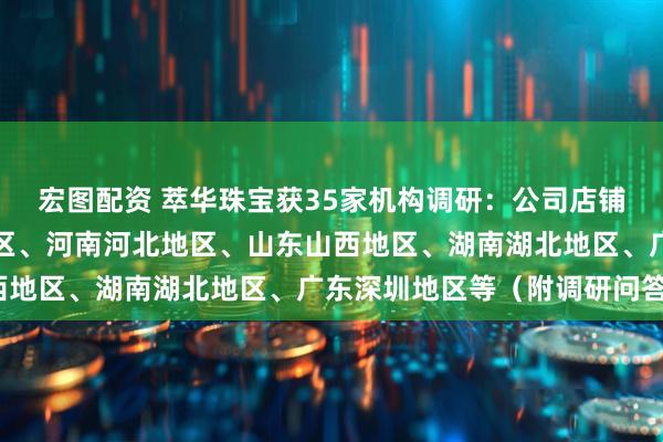 宏图配资 萃华珠宝获35家机构调研：公司店铺目前主要分布在东北地区、河南河北地区、山东山西地区、湖南湖北地区、广东深圳地区等（附调研问答）