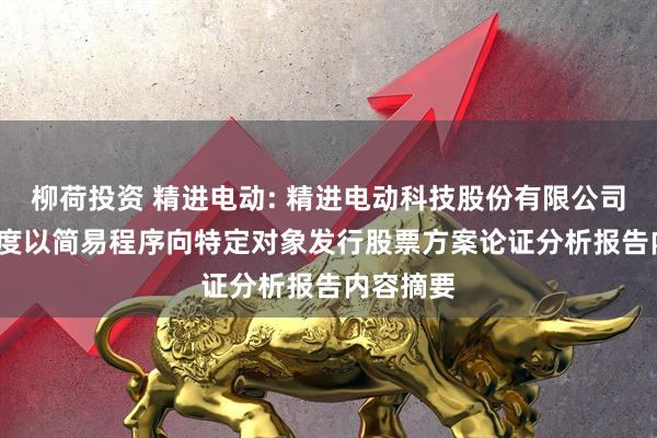 柳荷投资 精进电动: 精进电动科技股份有限公司2025年度以简易程序向特定对象发行股票方案论证分析报告内容摘要